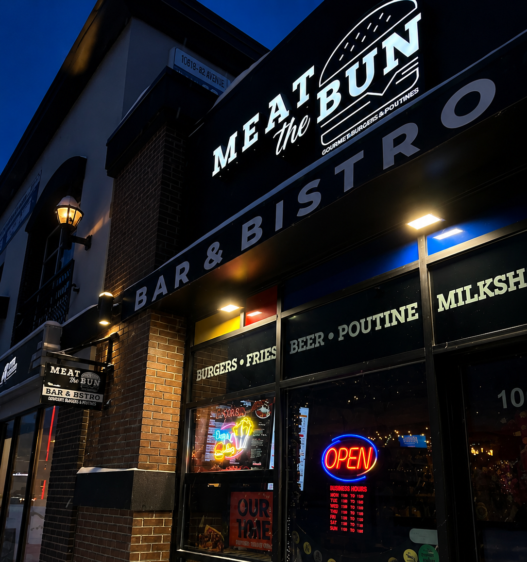 Meat The Bun Bar and Bistro on Whyte Ave Edmonton